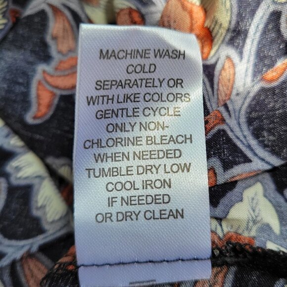 Pretty Boho Floral Blouse Top Women Size M - Picture 10 of 11